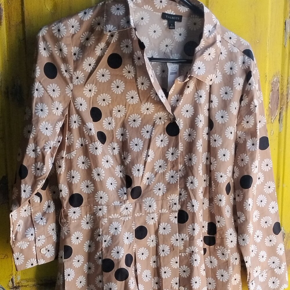 Button up dress by Talbots